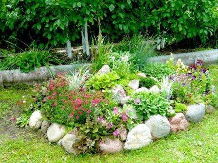 planter til det alpine rutsjebane