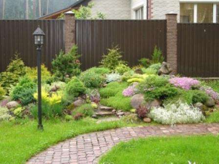 kivipuutarhan sijainnin määrittäminen pihalla