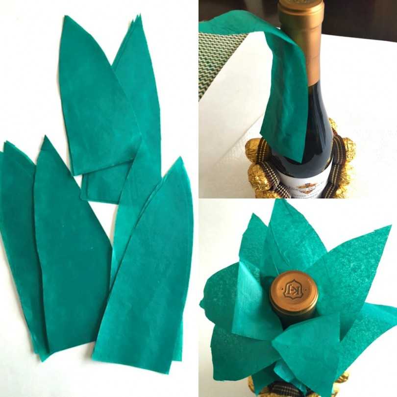 الأناناس DIY من الحلوى والشمبانيا: كيفية صنع خطوة بخطوة من الزجاجة - فئة رئيسية للمبتدئين والصور والفيديو