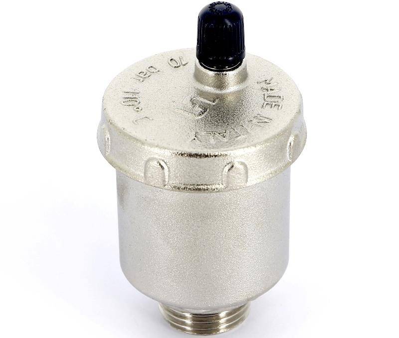 Hvordan kontrolleres en automatisk udluftning i et varmesystem?