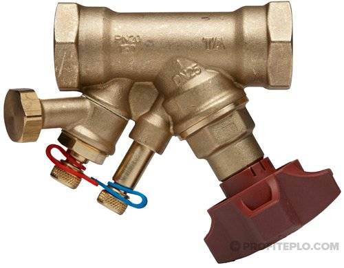 Η αρχή της λειτουργίας της βαλβίδας εξισορρόπησης στο σύστημα θέρμανσης