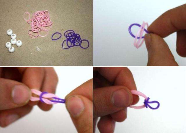 نسج سوارًا بخرز على الأصابع