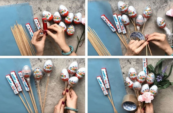 Kimpun makeisia tytön syntymäpäivänä. Kuva