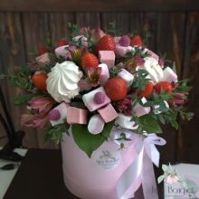 DIY buketter af skumfidus, marmelade og andre ingredienser, foto, mesterklasse for begyndere trin for trin