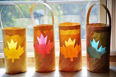 φθινόπωρο χειροτεχνίες από χαρτί και χαρτόνι δημοτικού σχολείου με πρότυπα