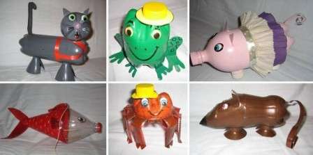 Nämä ovat hauskoja hahmoja, joita voit saada muovipulloista. Heidän on vielä löydettävä vain sopiva paikka sivustostasi.