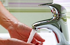 vandtryk i lejligheden