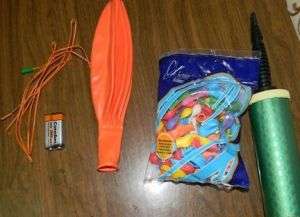 σκάφη έκπληξη με μπαλόνι