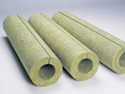 Izolácia komínov pre plynový kotol Čadičová škrupina