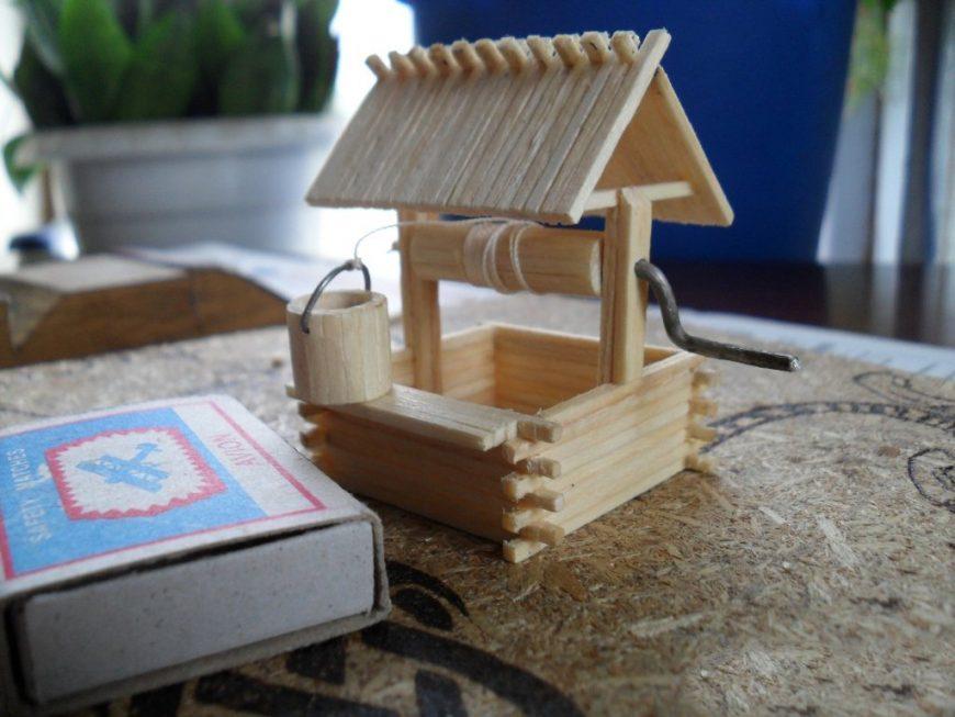 Hus, slot, kirke, tempel, godt: hvordan man laver af tændstikker uden lim med egne hænder, trin for trin instruktioner