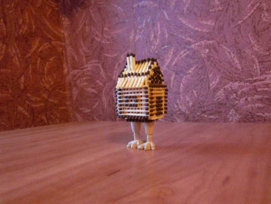 Hus, slot, kirke, tempel, godt: hvordan man laver af tændstikker uden lim med egne hænder, trin for trin instruktioner