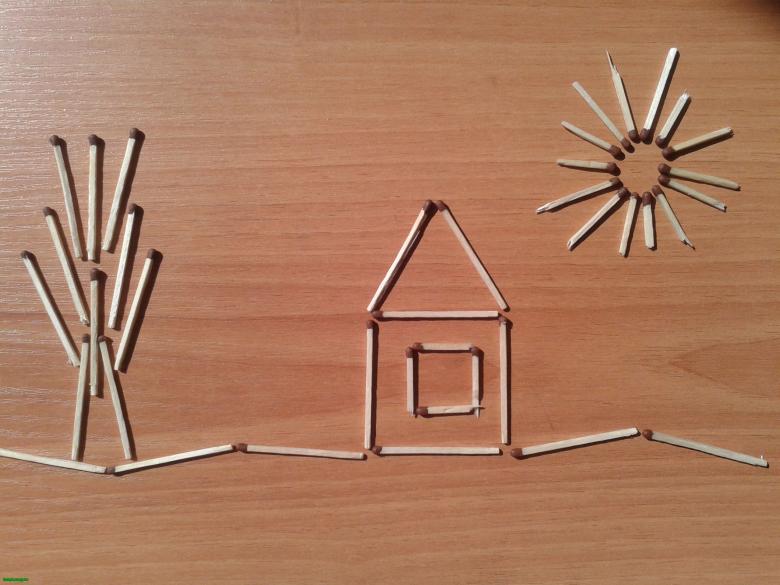 Hus, slot, kirke, tempel, godt: hvordan man laver af tændstikker uden lim med egne hænder, trin for trin instruktioner