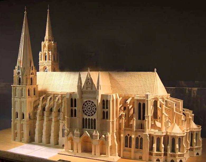 Hus, slot, kirke, tempel, godt: hvordan man laver af tændstikker uden lim med egne hænder, trin for trin instruktioner