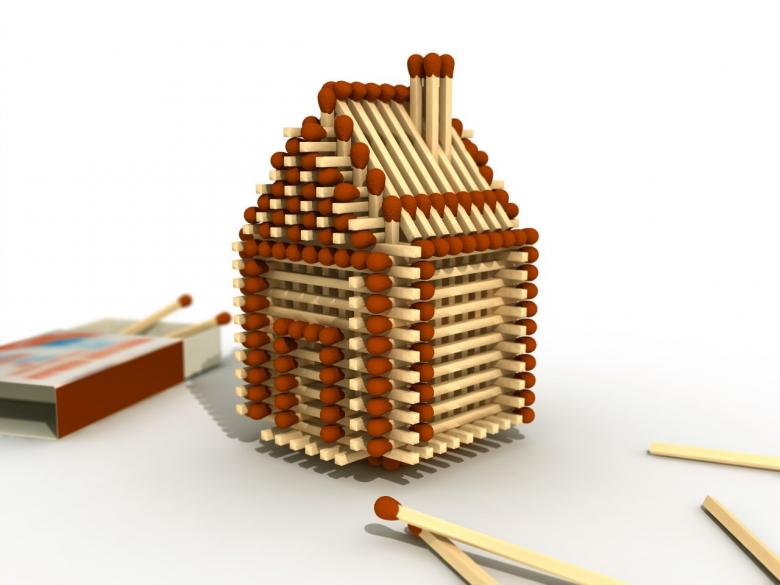 Hus, slot, kirke, tempel, godt: hvordan man laver af tændstikker uden lim med egne hænder, trin for trin instruktioner