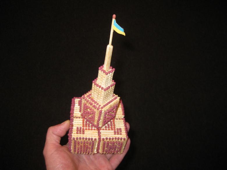 Hus, slot, kirke, tempel, godt: hvordan man laver af tændstikker uden lim med egne hænder, trin for trin instruktioner