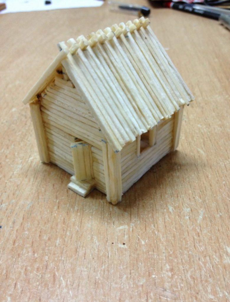 Hus, slot, kirke, tempel, godt: hvordan man laver af tændstikker uden lim med egne hænder, trin for trin instruktioner