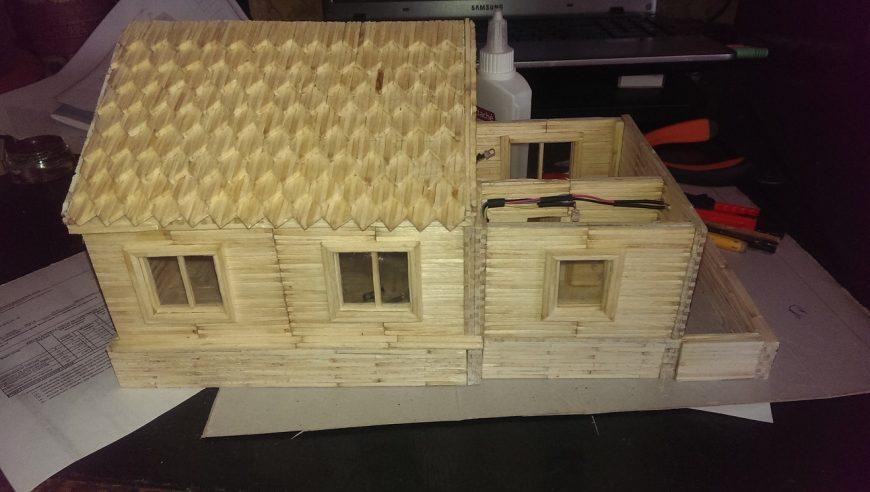 Hus, slot, kirke, tempel, godt: hvordan man laver af tændstikker uden lim med egne hænder, trin for trin instruktioner