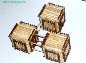 Hus, slot, kirke, tempel, godt: hvordan man laver af tændstikker uden lim med egne hænder, trin for trin instruktioner