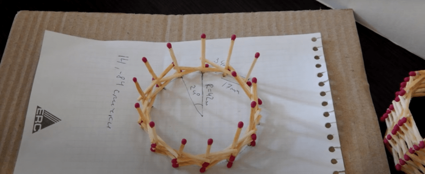 Hus, slot, kirke, tempel, godt: hvordan man laver af tændstikker uden lim med egne hænder, trin for trin instruktioner