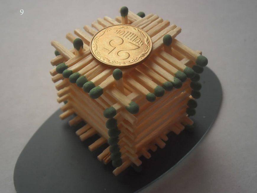 Hus, slot, kirke, tempel, godt: hvordan man laver af tændstikker uden lim med egne hænder, trin for trin instruktioner