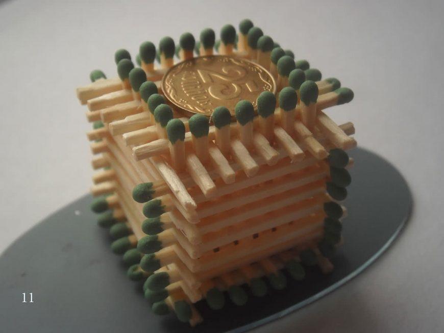 Hus, slot, kirke, tempel, godt: hvordan man laver af tændstikker uden lim med egne hænder, trin for trin instruktioner