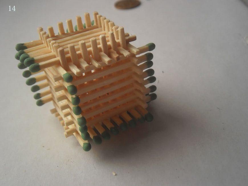 Hus, slot, kirke, tempel, godt: hvordan man laver af tændstikker uden lim med egne hænder, trin for trin instruktioner