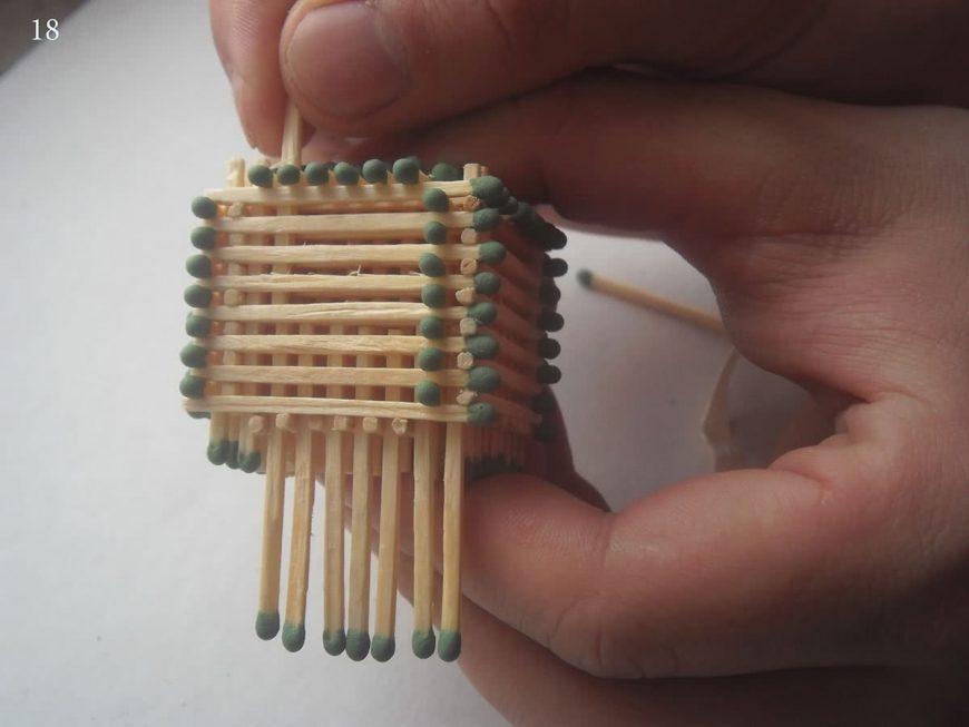 Hus, slot, kirke, tempel, godt: hvordan man laver af tændstikker uden lim med egne hænder, trin for trin instruktioner