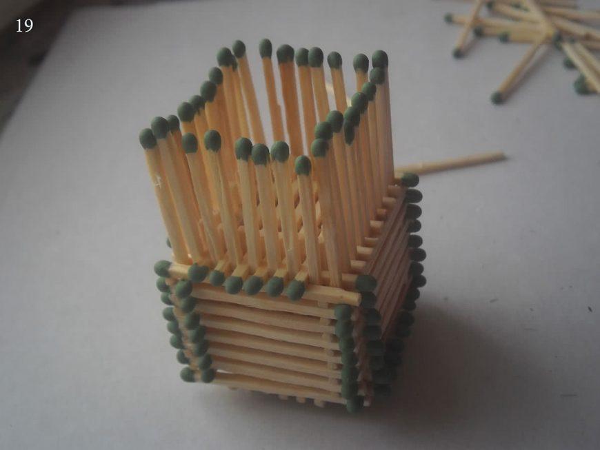 Hus, slot, kirke, tempel, godt: hvordan man laver af tændstikker uden lim med egne hænder, trin for trin instruktioner