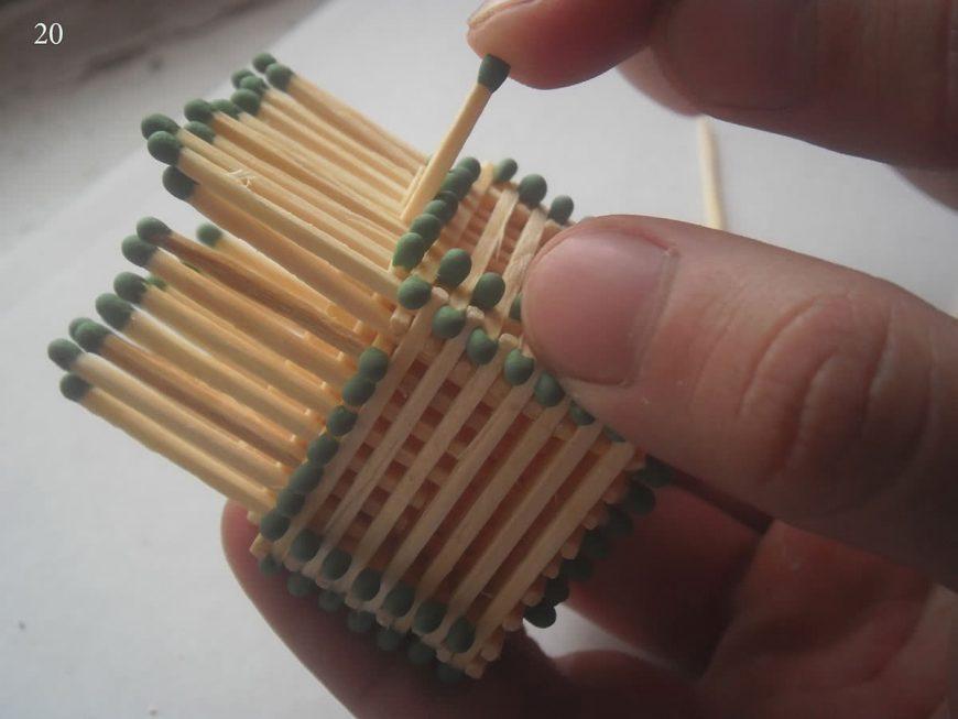 Hus, slot, kirke, tempel, godt: hvordan man laver af tændstikker uden lim med egne hænder, trin for trin instruktioner