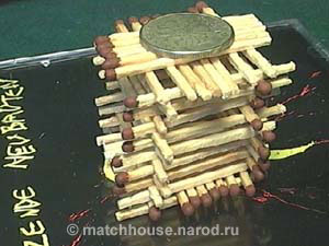 domik-iz-spichek013 Sådan laver du et slot af tændstikker med egne hænder