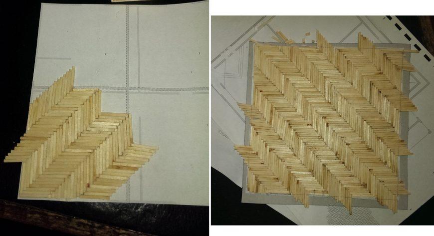 Hus, slot, kirke, tempel, godt: hvordan man laver af tændstikker uden lim med egne hænder, trin for trin instruktioner