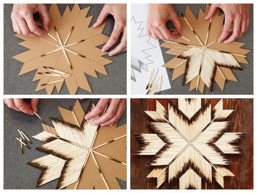 Hus, slot, kirke, tempel, godt: hvordan man laver af tændstikker uden lim med egne hænder, trin for trin instruktioner