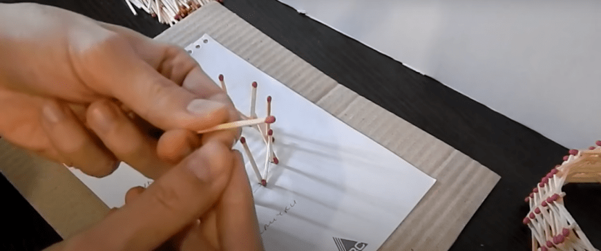 Hus, slot, kirke, tempel, godt: hvordan man laver af tændstikker uden lim med egne hænder, trin for trin instruktioner