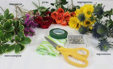 مواد باقة لدينا: