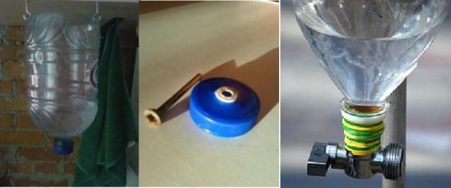 Pesuallas munakoisoista ja muovipulloista