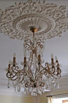 السقوف الجبسية: ميزات التصميم وأمثلة جميلة