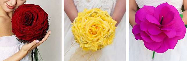 Glamelia kan have enhver form og farve, så længe den matcher brudens smag og præferencer.