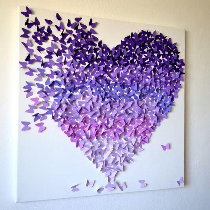 أفكار ديكور الورق