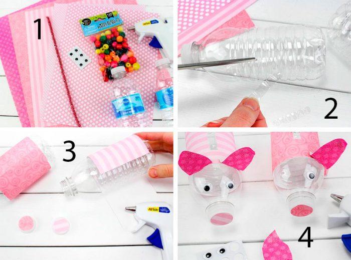 πώς να φτιάξετε έναν κουμπαρά από ένα πλαστικό μπουκάλι