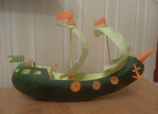 håndværk fra en grøntsagsmarv til haven