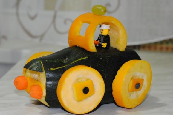 håndværk fra en grøntsagsmarv til haven