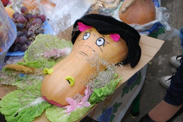 Zucchini håndværk ideer derhjemme efterårskunst fra zucchini