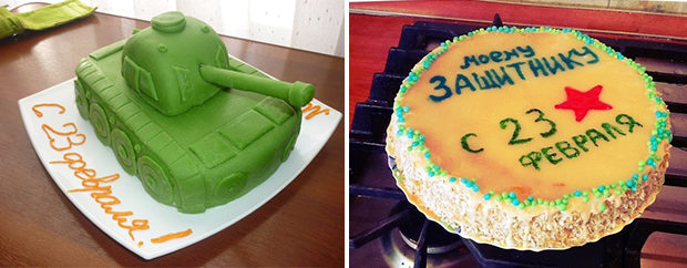 δώρα από γλυκά για 23 Φεβρουαρίου