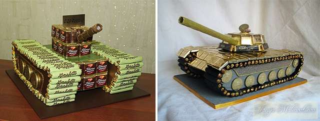 γλυκά δώρα για 23 Φεβρουαρίου για άνδρες