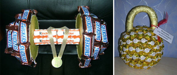 δώρα από γλυκά για 23 Φεβρουαρίου