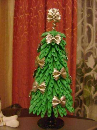 vianočné hračky z fotografií cestovín