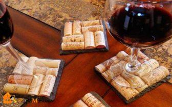 kuinka tehdä matto viinikorkista