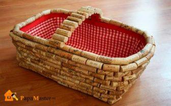 kuinka tehdä matto viinikorkista