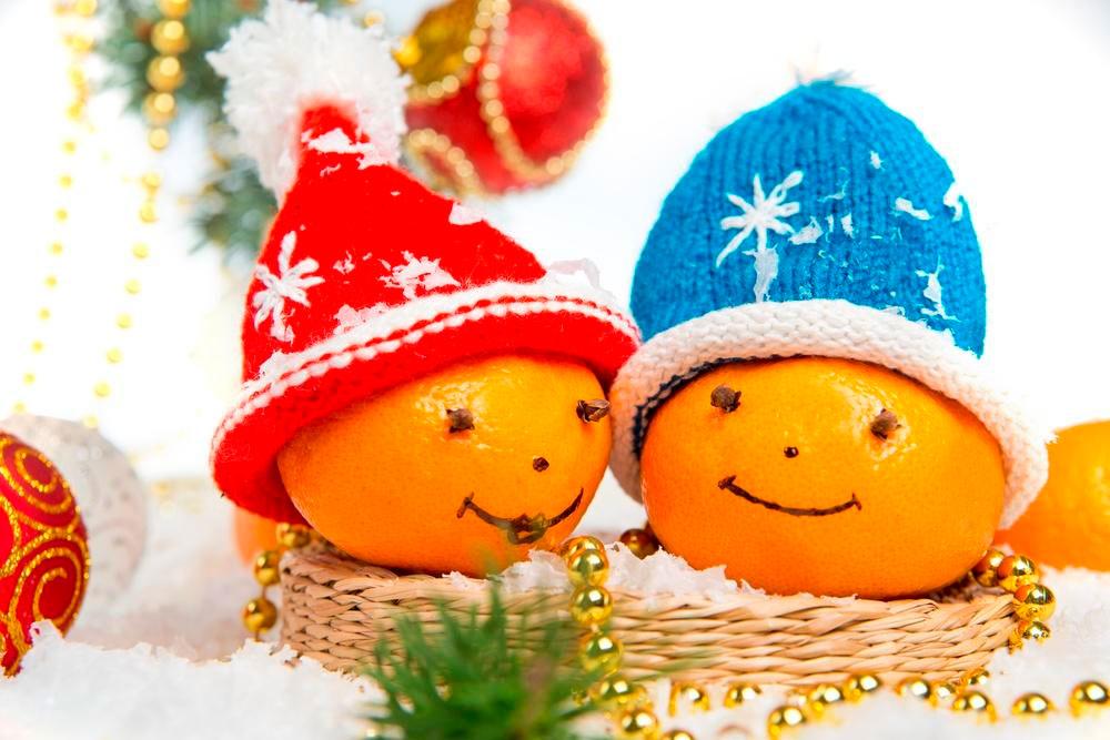 DIY -jouluseppele mandariinit
