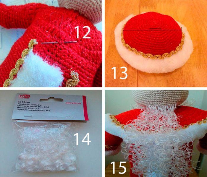 virkattu joulupukin kuvaus